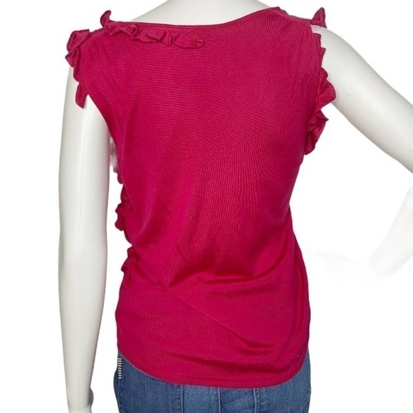 Etro Ruffle Tank Red Size 42 - Picture 2 of 2